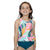 V Neck Peplum Tankini Top (Girls)