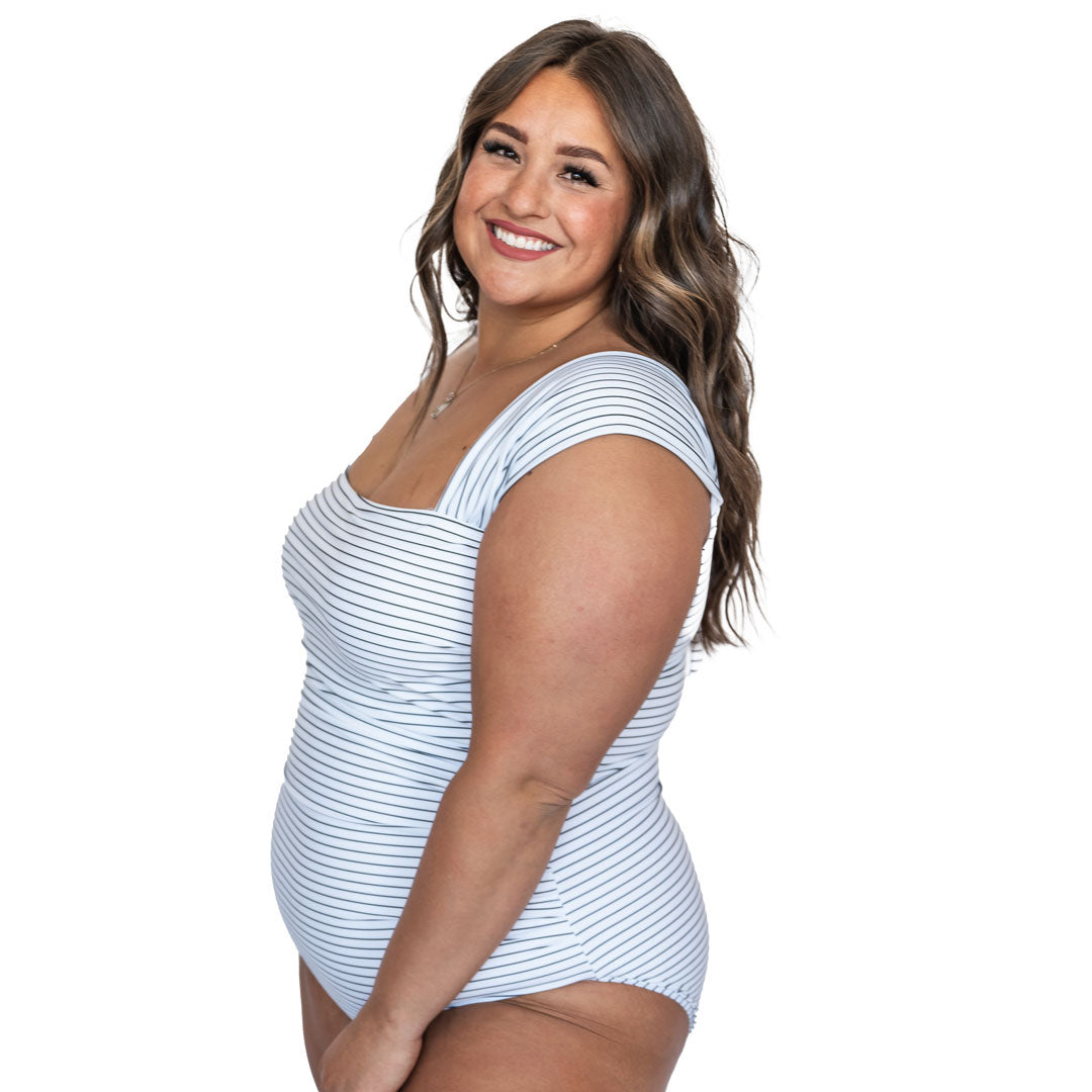 Modest bathing suits plus size online