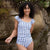 Puffy Sleeve One Piece Swimsuit