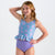 V Neck Peplum Tankini Top (Girls)