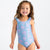 Puffy Sleeve One Piece Swimsuit (Girls)